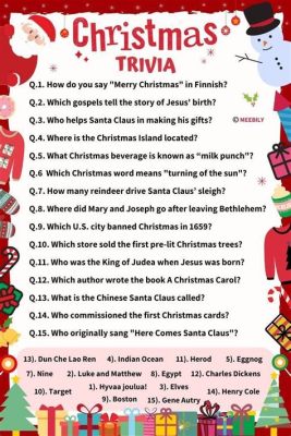 Christmas Music Trivia Questions and Answers: From A to Z of Festive Knowledge